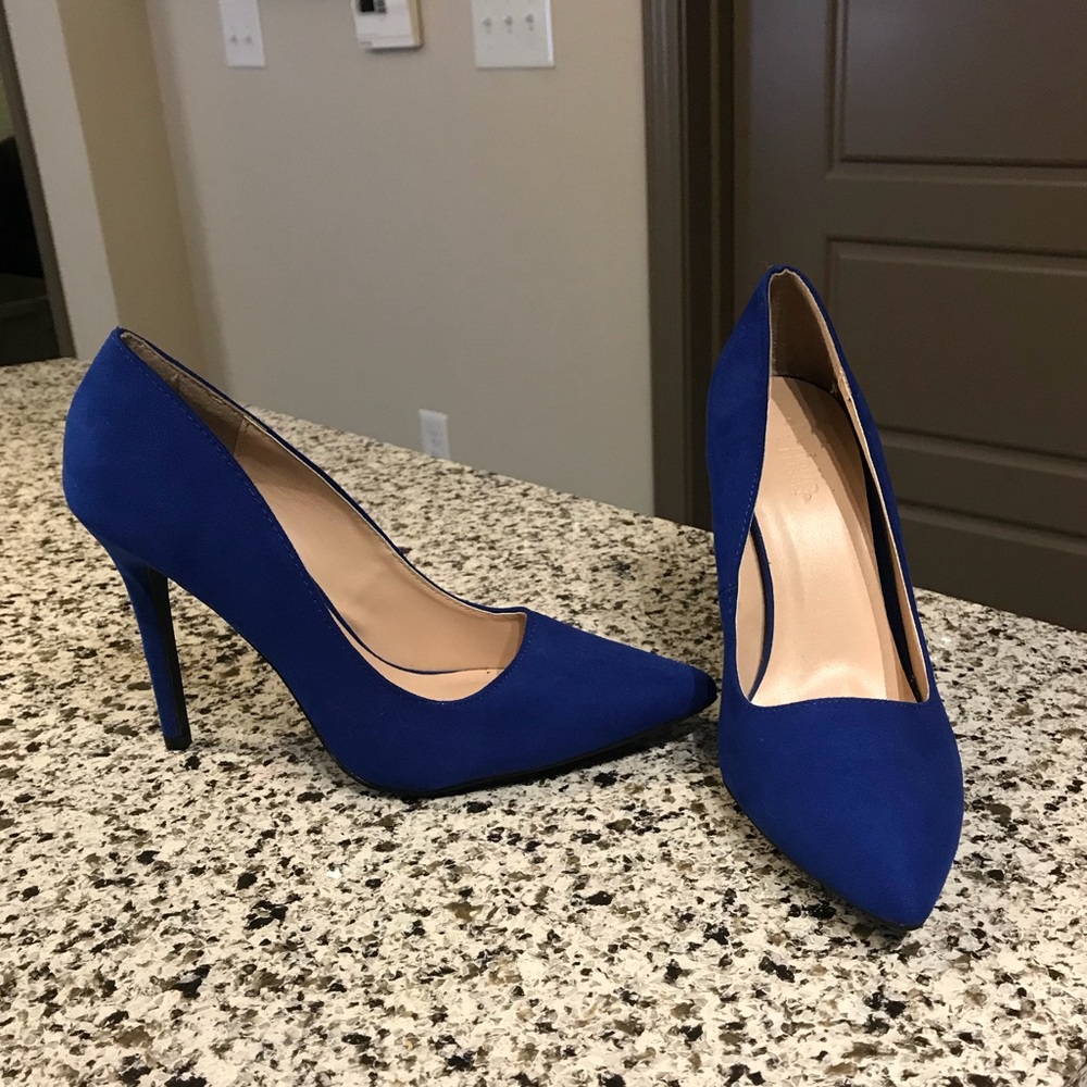 Cobalt blue heels